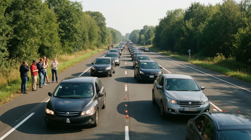 Ситуация на дорогах Ижевска и трасс республики: пробки, ремонты, ограничения, аварийные участки - иллюстрация