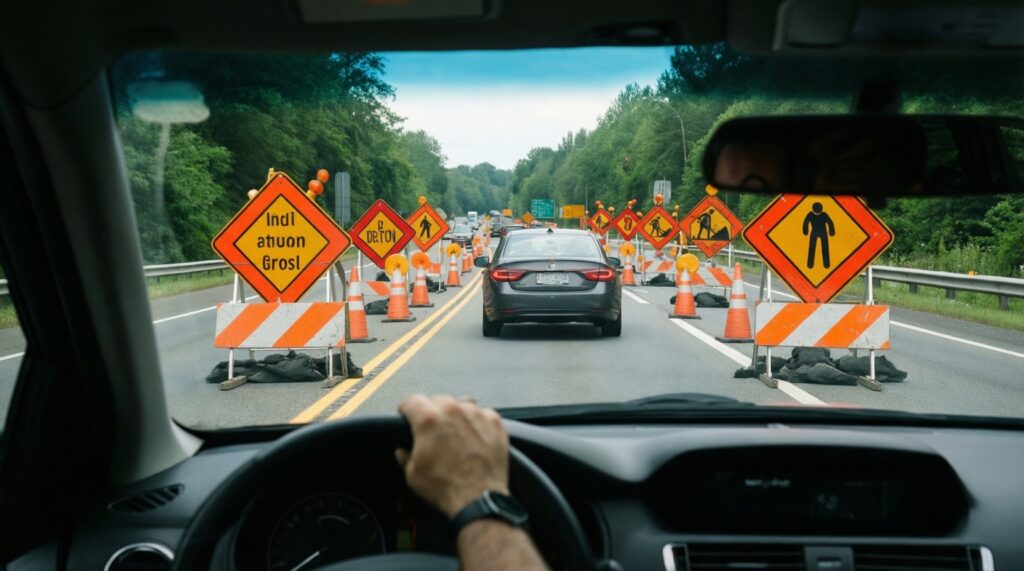 Ситуация на дорогах Ижевска и трасс республики: пробки, ДТП, перекрытия - иллюстрация