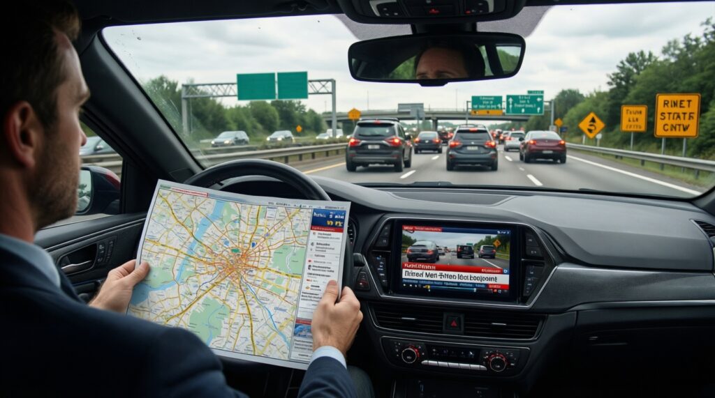 Ситуация на дорогах Ижевска и трасс республики: пробки, ДТП, перекрытия - иллюстрация