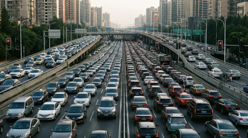 Ситуация на дорогах: где пробки, перекрытия и аварийные участки сегодня - иллюстрация