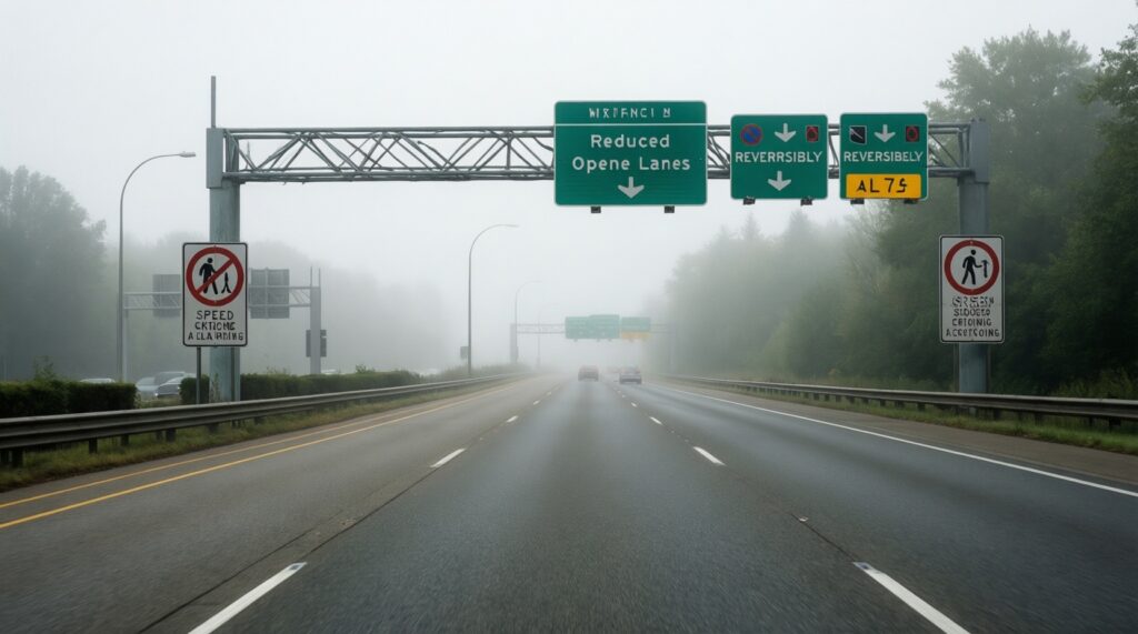 Дороги и транспорт: ситуация на трассах, ремонты, перекрытия и объезды - иллюстрация